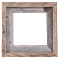 8x8 - 2 Wide Signature Reclaimed Rustic Barnwood Open Frame - No Glass or Back