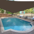 Windscreen4Less 13' X 13' X 18.4' Sun Shade Sail Right Triangle Outdoor Canopy Cover Uv Block For Backyard Porch Pergola Deck Ga