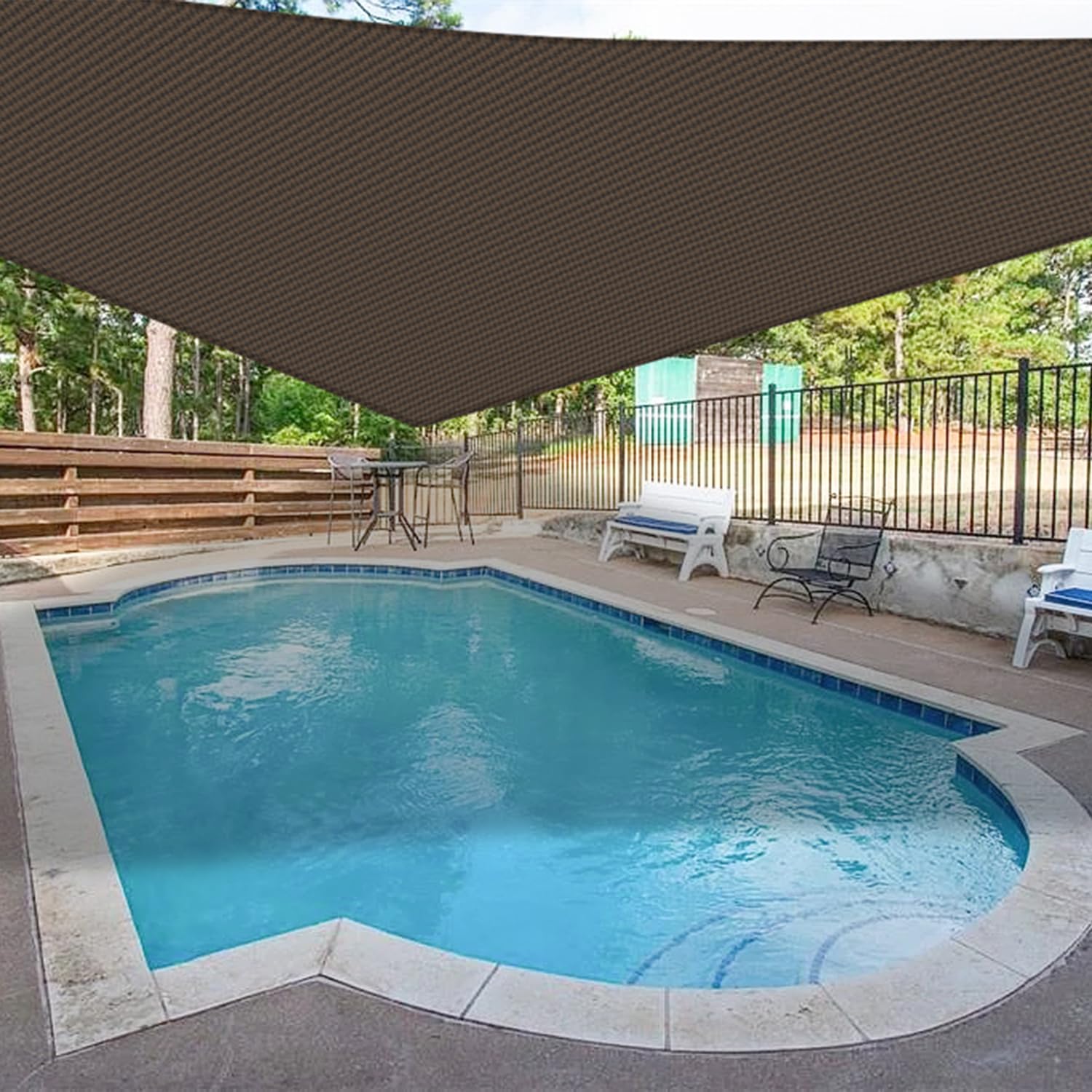 Windscreen4Less 13' X 13' X 18.4' Sun Shade Sail Right Triangle Outdoor Canopy Cover Uv Block For Backyard Porch Pergola Deck Ga