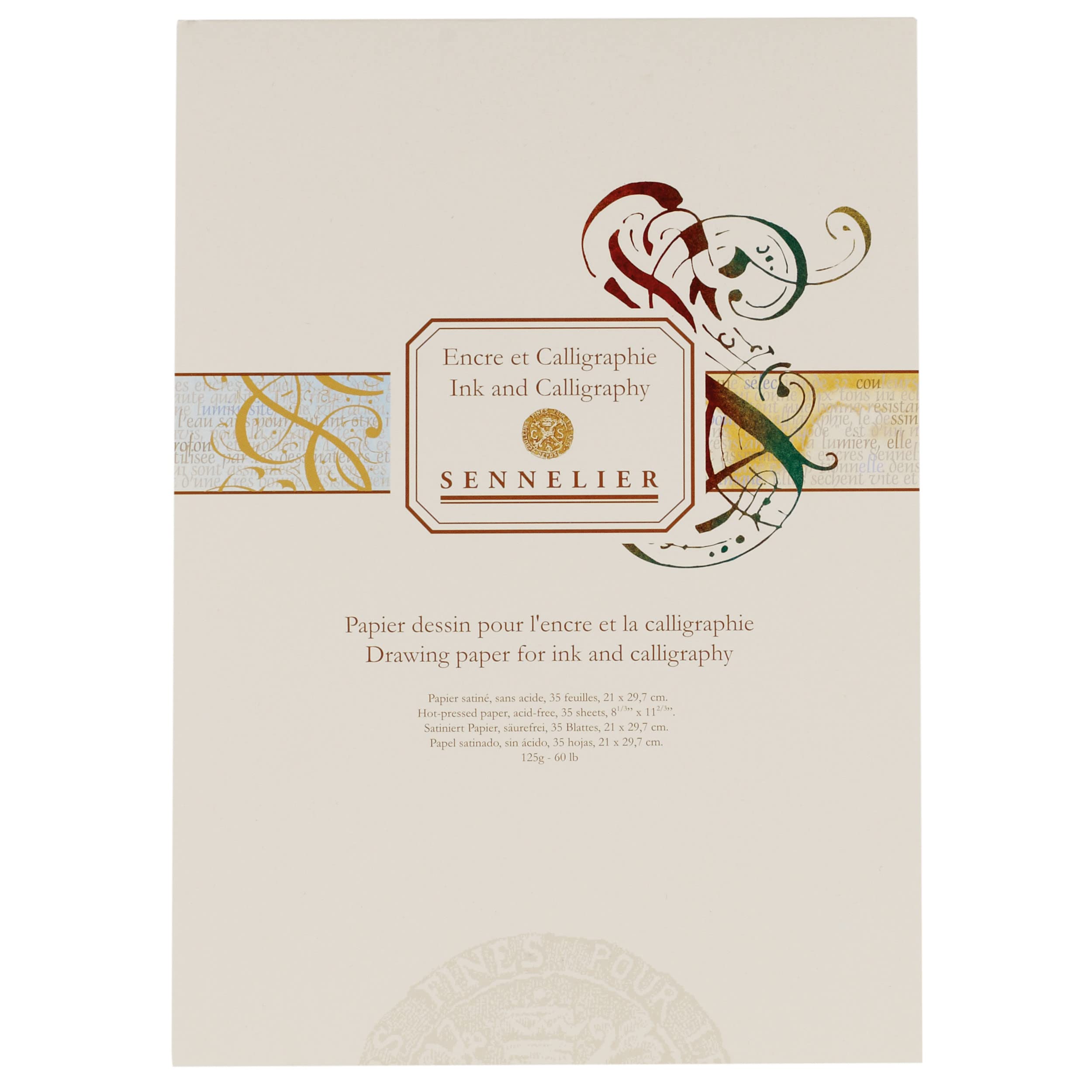Sennelier Calligraphy Paper Pad, White