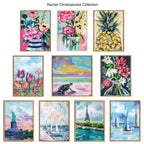 Sylvie Romantic Silhouettes Framed Canvas by Rachel Christopoulos
