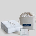 Fabdreams 100% Organic Cotton Percale Weave Queen Size Sheet Set | 300 Thread Count | Gots Certified | Long Staple Cotton | Cool