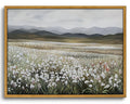 OIQArtOIQ Vintage Wildflowers Landscape Wall Art Framed Floral Natural Scenery Oil Painting Canvas Prints Country Farmhouse Deco