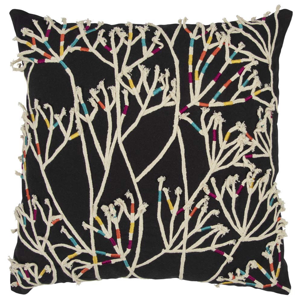 Rizzy Home 20" x 20" Poly Filled Pillow with Cotton Cover-Multi