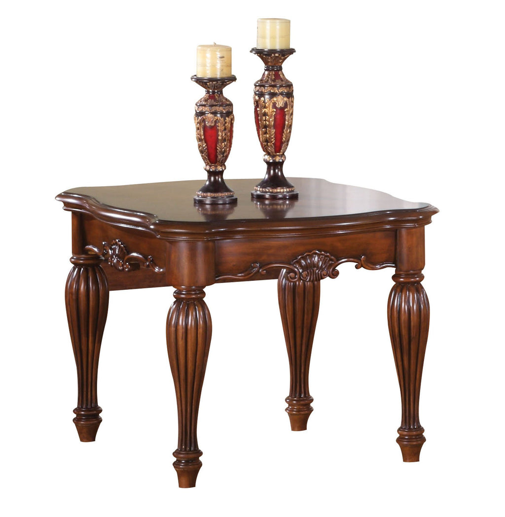 Acme Dreena Rectangular Wooden End Table In Cherry