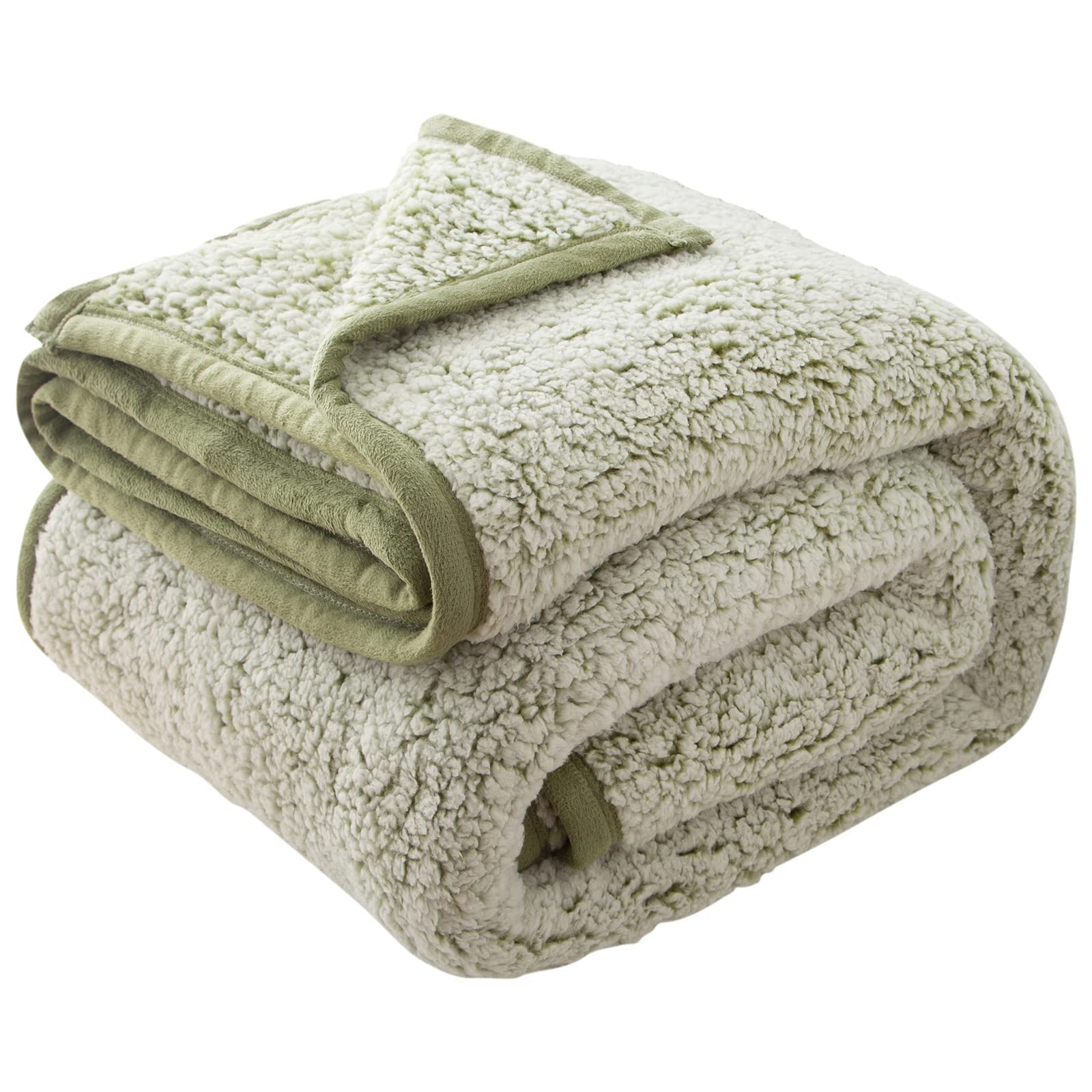 Emme Sherpa Blanket Queen Size Ultra Soft Warm Bed Blanket Microfiber Cozy Blanket For Bed Sofa Lightweight Fuzzy Thick Reversib