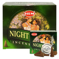 Night Queen Incense Cones and Cone Incense Burner Bundle Insence Insense Hem Incense