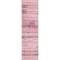 Sedona Sn10 Pink Bohemian Rug Runner 2' 3" X 12'