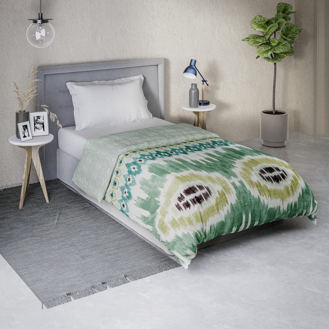 Ddecor  Polycotton, 1 Single Comforter, Turquoise Blue