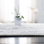 Safavieh Amelia Collection Runner Rug - 2'2'' X 12', Ivory & Grey, Modern Abstract Design, Non-Shedding & Easy Care, Ideal For H