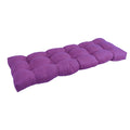 Blazing Needles Microsuede Tufted Bench Cushion, 46 x 19, Ultra Violet