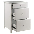 Winsome Delta File Cabinet White Home Office
