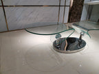 Neos Modern Furniture CT8144 Coffee Table, Clear