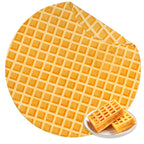 Bnuitland Waffle Funny Blanket,300 Gsm Double Sided Giant Funny Throw With Waffle Pouch,Realistic Super Soft Food Blanket,Novelt