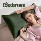 Silk Pillow Cases For Hair And Skin Mulberry Silk Pillow Cases Soft Breathable Smooth Both Sided Natural Silk Pillow Cases With