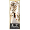 wallsthatspeak 4x30 Gold Picture Frame for Puzzles Posters Photos or Artwork