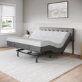 Celestial Sleep Aurora Adjustable Bed Base (Frame) + 10 inch Gel Memory Foam Mattress (Medium), Easy Assembly, Head and Foot Lif