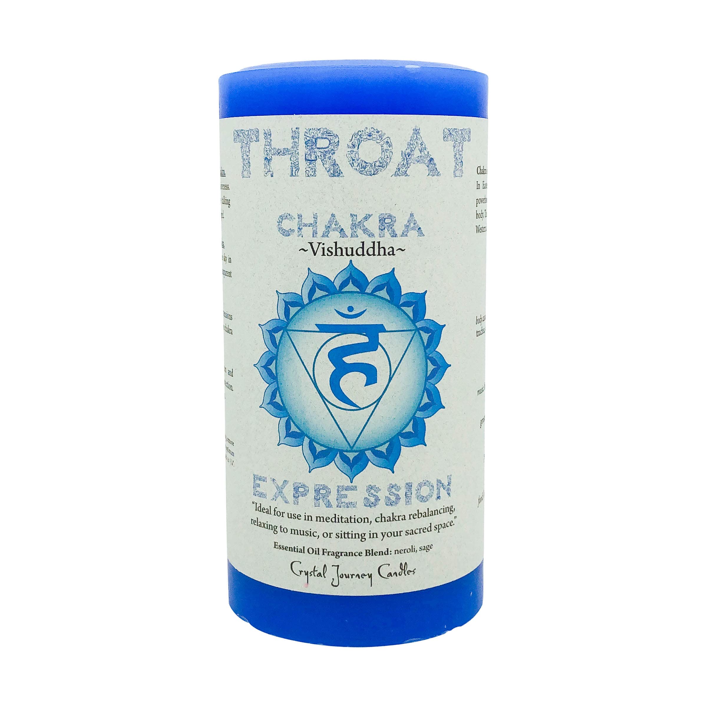CRYSTAL JOURNEY Candle Pillar Throat, 1 EA