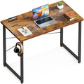 Casaottima 32 Inch Small Computer Desk For Home Office, Study Writing Table For Small Spaces, Simple Modern Desk With Headphone