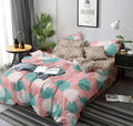 Morado 225 Gsm Microfiber Floral Print Reversible Ac Comforter/Quilt/Blanket For Double Bed (90100 Inches, Pink)