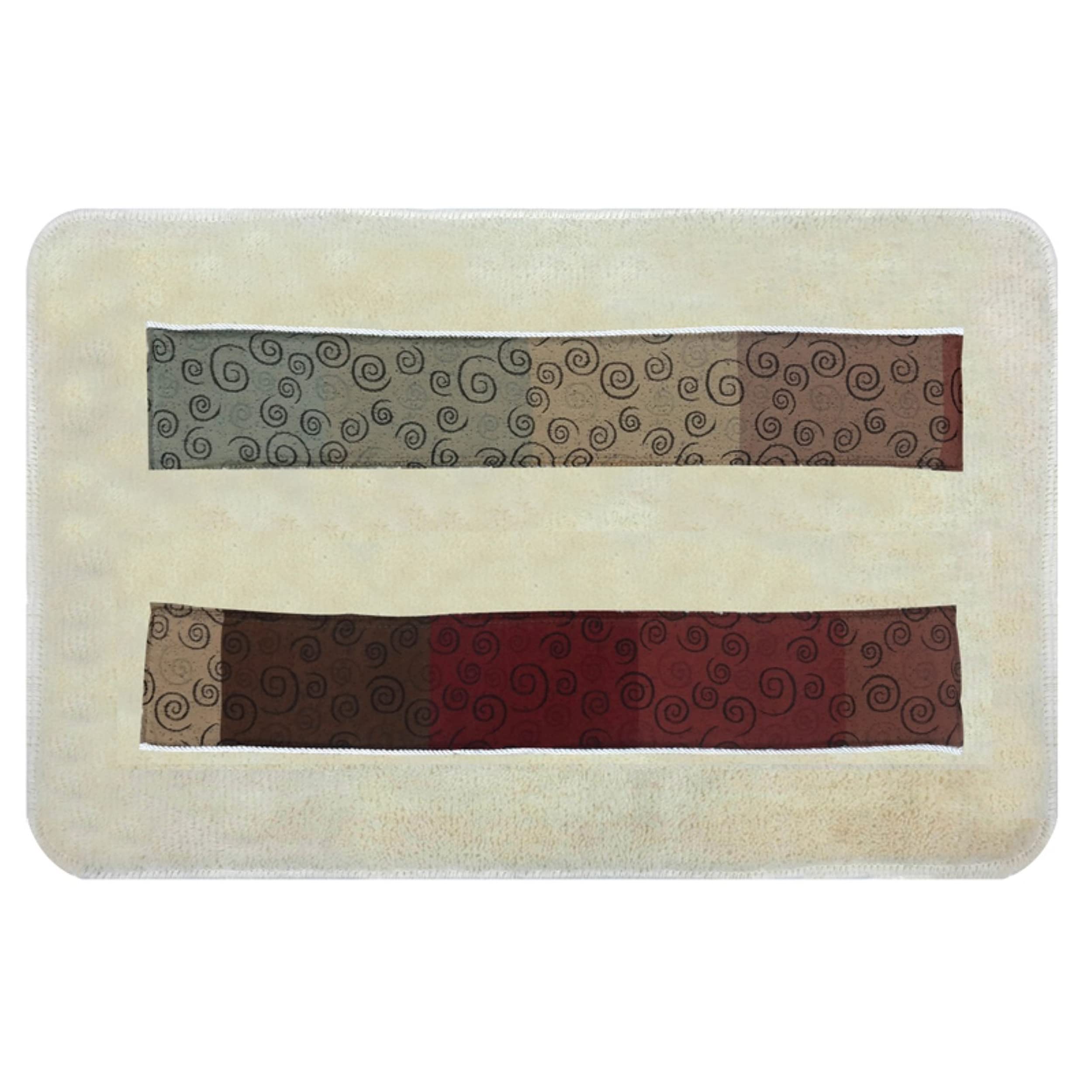 Popular Bath Bath Rug, Miramar Collection, 21 x 12