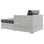 Modway EEI-4304-LGR-CHA Right Chaise, Light Gray Charcoal