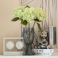 DUYONE 3PCS 22 inch Lifelike Artificial Hydrangea Large Real Touch Flowers Artificial Flowers Dry Flowers Outdoor Wedding Christ