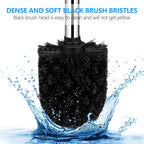 Setsail Toilet Brush, Compact Size Toilet Bowl Brush And Holder Toilet Brushes For Bathroom With 304 Stainless Steel Handle Toil