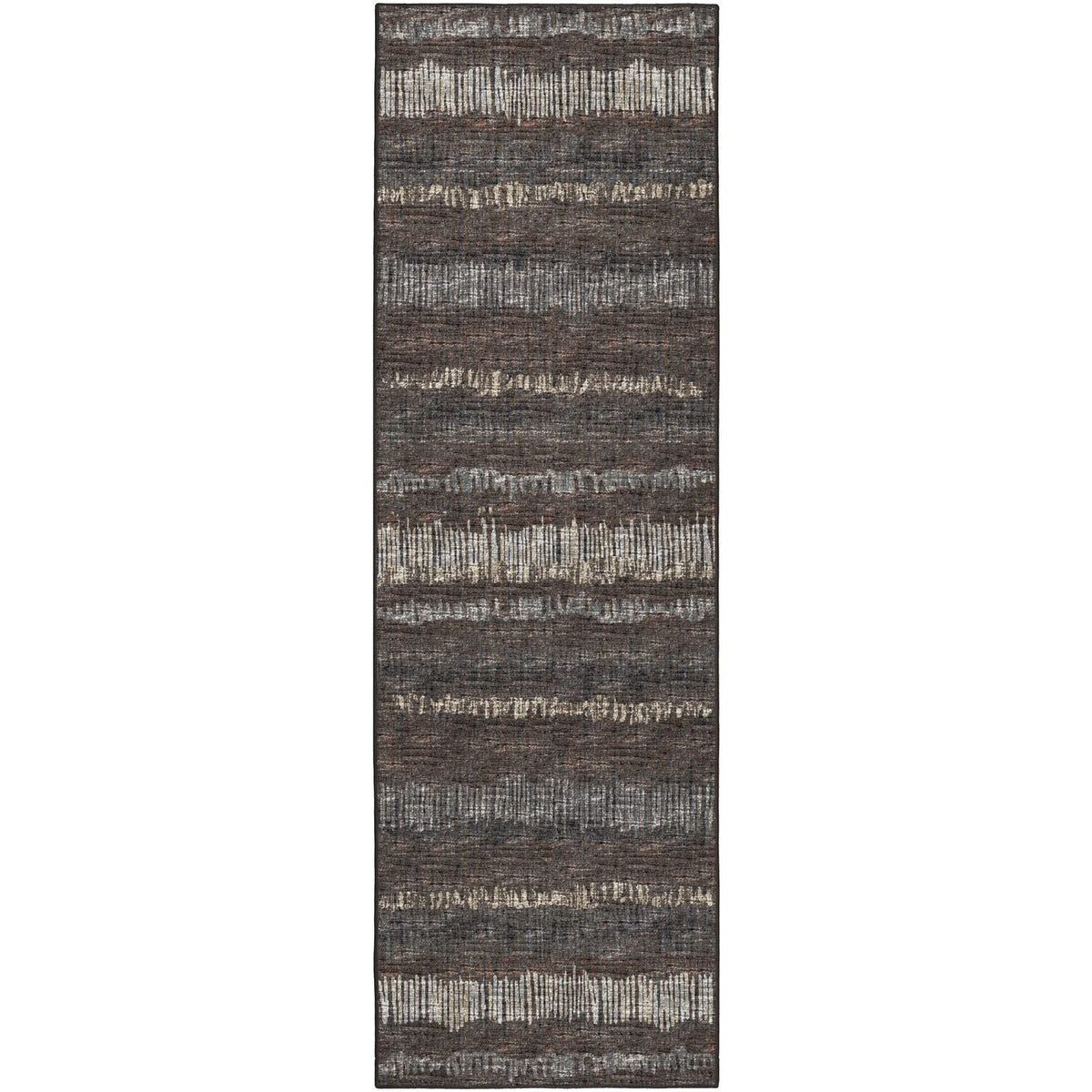 Winslow Wl4 Brown Transitional Rug Runner 2' 6" X 8'