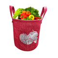 A&A Vegetable Jute Baskets For Storage  Natural & Biodegradable Jute (Red)
