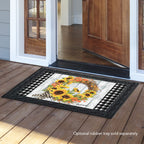 Briarwood Lane Sunflower Fall Wreath Welcome Doormat Autumn Floral Indoor Outdoor 30' X 18'