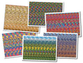 Set of Six Stereogram Posters
