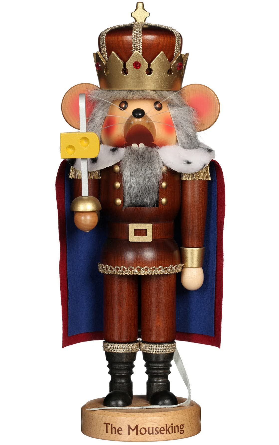 Alexander Taron Importer 32-340 Christian Ulbricht Nutcracker-Mouse King Limited Editionnce 5000-16.5" H W X 6" D, Brown
