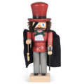 Mysterious Red Magician Nutcracker 11 X 4 Wood Decorative Tabletop Figurine