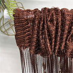 Ave Split 100Cmx200Cm Decorative Door String Curtain Beads Wall Panel Fringe Window Room Divider Blind For Wedding Coffee House