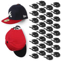 Modern JP Adhesive Hat Hooks for Wall (32-Pack) - Hat Rack for Baseball Caps, Minimalist Hat Display, Strong Hold Hat Hangers fo