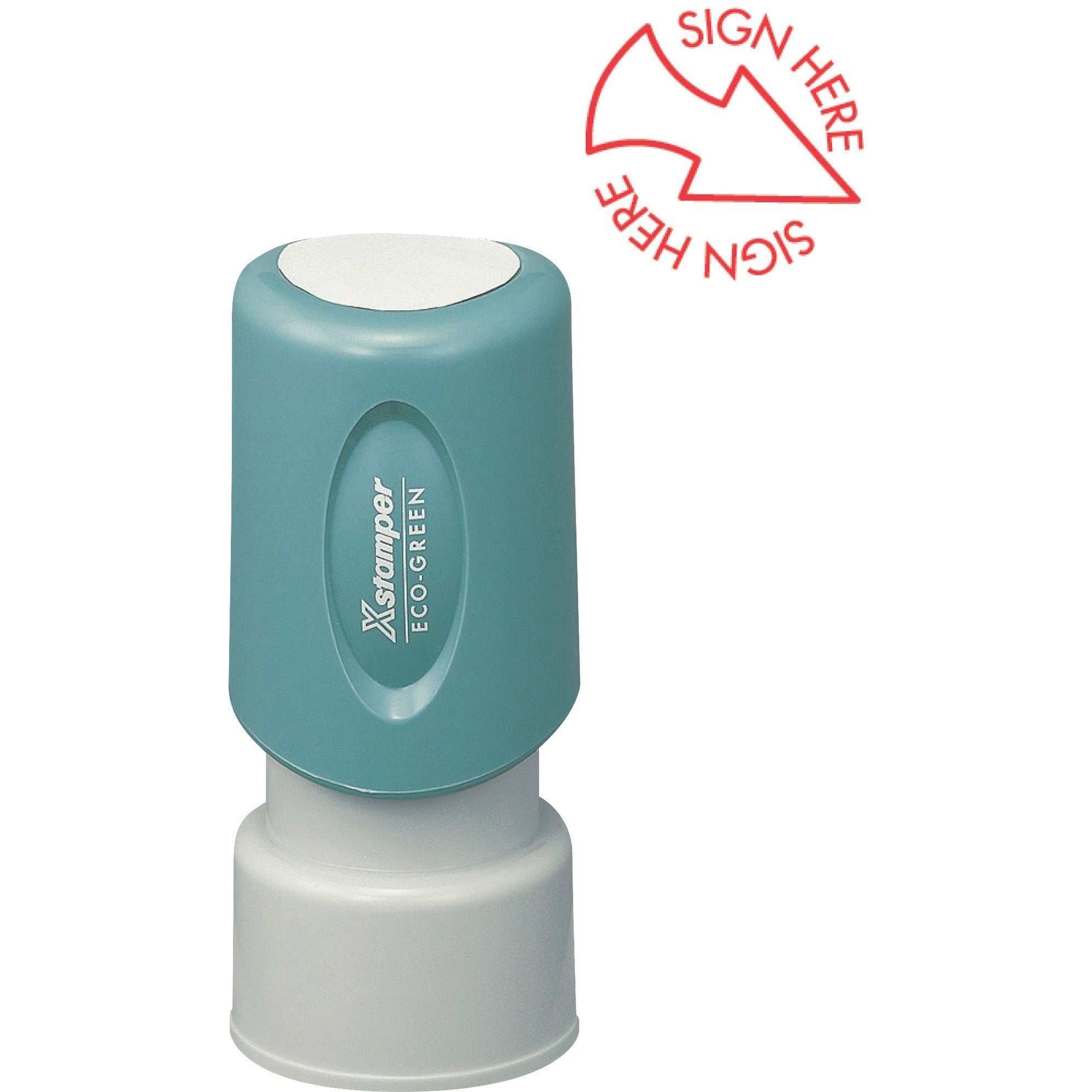 Shachihata Inc Xstamper Pre-Inked Spec Sign Here Stamp (Xst11425) Red