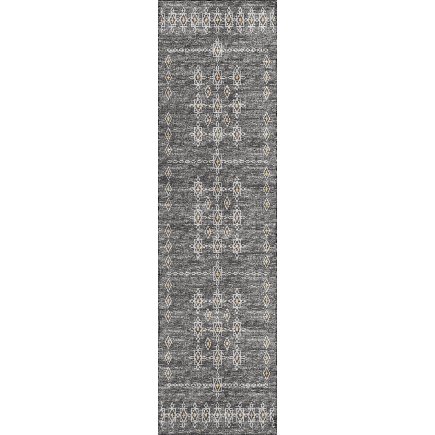 Sedona Sn3 Grey Transitional Rug Runner 2' 3" X 10'
