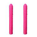 Set of 1 to 6 100% Pure Natural Handmade Beeswax Honeycomb Hand Rolled Unscented Tapers Candles (1 x 8) (Purple x 2)