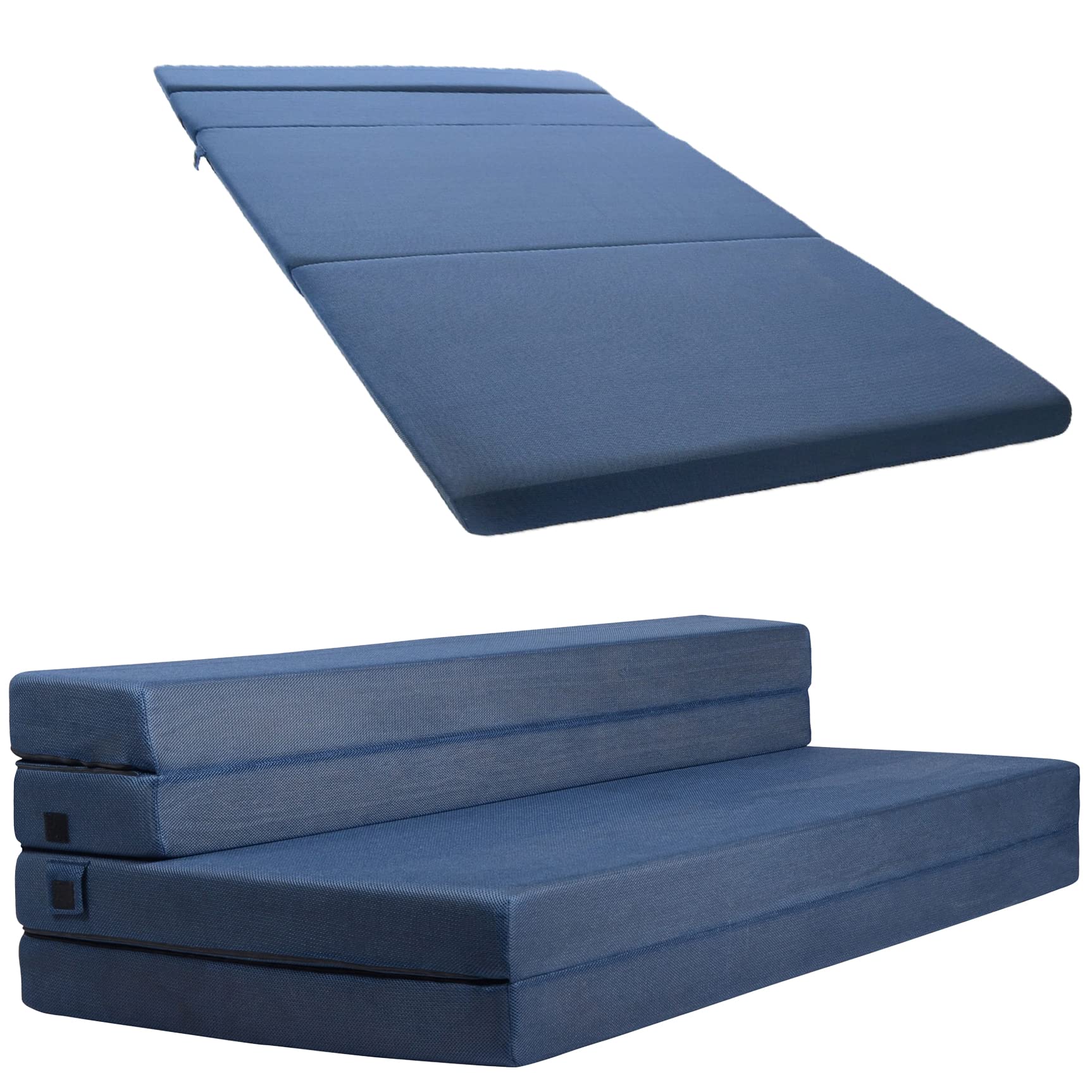 Milliard Tri-Fold Foam Folding Mattress- King Size- Foldable Sofa Mattress
