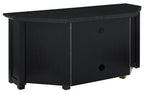 Crosley Furniture Camden TV Stand for 50+ inch TVs, Entertainment Center with Adjustable Storage Shelves, Black