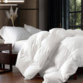 Luxurious Palatial King/Super King 120 ' X 98 ' Size Goose Down Fiber Waterfowl Feather Fiber Comforter Duvet, 100% Egyptian C