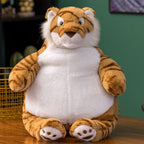 ronivia Tiger Weighted Plush Toy, 17" 3.5 lbs Orange Tiger Stuffed Animal for Kids, Model ronivia7893