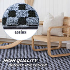 Gotohipi Runner Rug 6X57 Indoor Outdoor Utility Carpet,Area Rugs With Non Slip Rubber Backing For Hallway Kitchen Entryway Balco