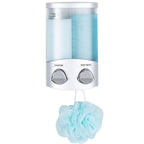 Better Living Products 76234-1 Duo 2-Chamber Dispenser, Satin Silver