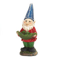 Accent Plus Bird Feeder Gnome Solar Statue 5.75x5x12.5