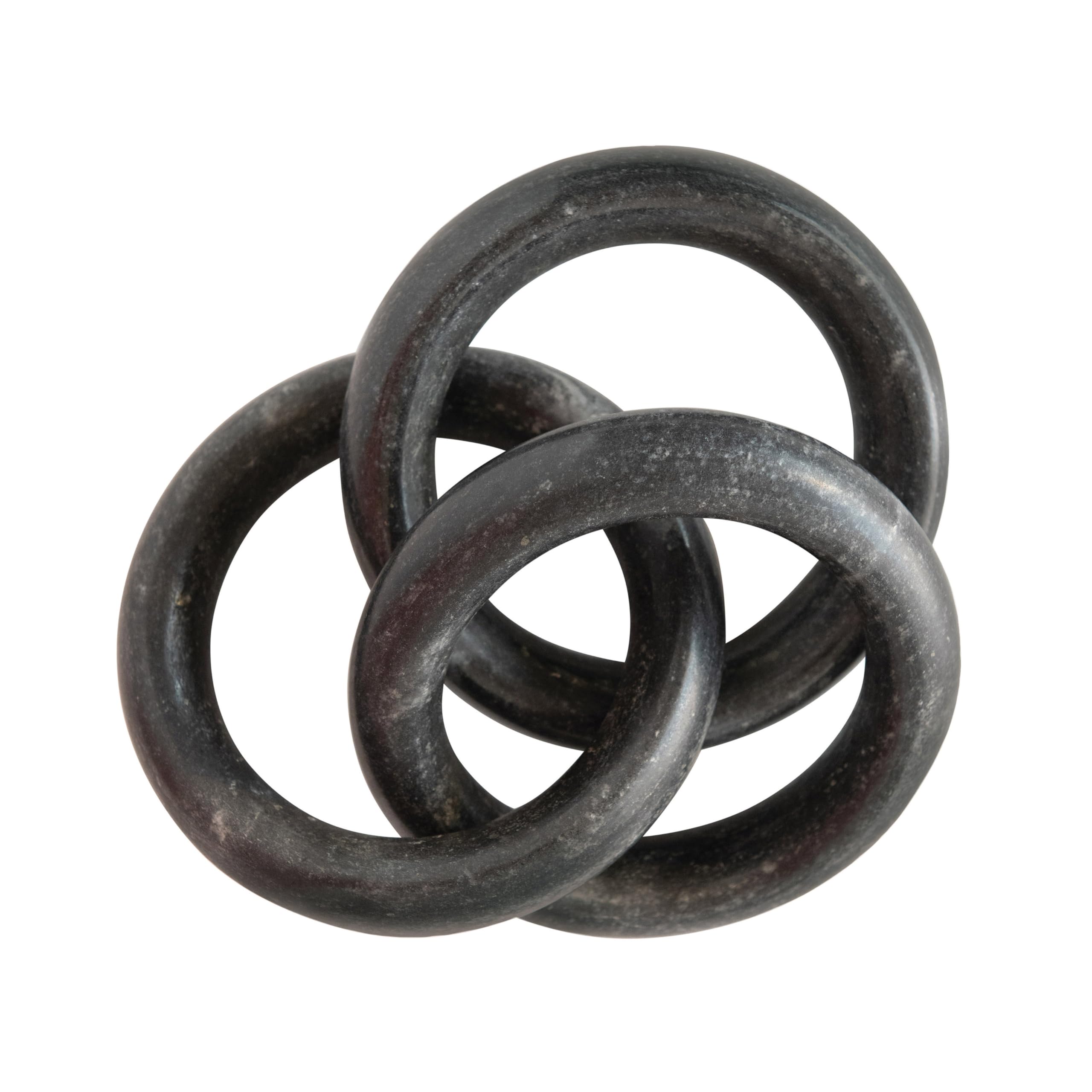 Bloomingville Marble Circle Chain, Black D  cor, AH1797