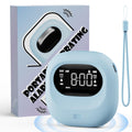 Roxicosly Bed Shaker Alarm Clock, Loud Alarm Clock for Heavy Sleepers, Cordless Travel Vibrating Clock, Dual Alarm with Weekday/