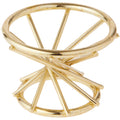 Bards Brass-toned Egg Stand/Holder, Swirl Leg, 2 diameter, Pack of 2