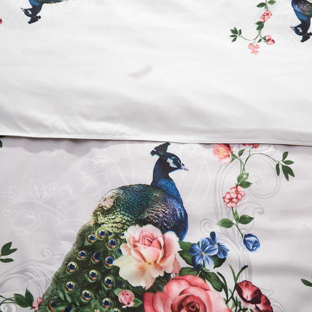 Dolce Mela Dm706Q Duvet Cover Set, Queen, White